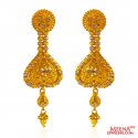 22kt Gold Long Earrings - Click here to buy online - 1,888 only..