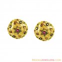 Click here to View - 22Kt Gold Indian Meenakari Tops 