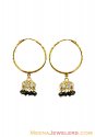 Click here to View - 22k Gold Black Beads Balis 