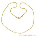22k Gold Rice Chain (18 inches) - Click here to buy online - 533 only..