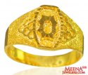 Click here to View - 22k Gold Indian Men Ring  