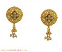 Click here to View - 22k Hanging Pearl Earrings 