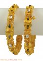 Click here to View - Indian Kundan Bangles (22 Karat) 