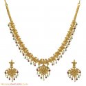 Gold Diamond Necklace Sets - Click here to buy online - 12,746 only..