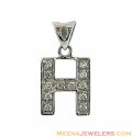 18K Fancy (H) Initial Pendant - Click here to buy online - 171 only..