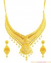 Click here to View - 22K Designer Bridal Necklace Set 