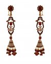 22Kt Gold Antique Long Earrings - Click here to buy online - 2,776 only..