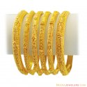 Click here to View - 22k Designer Bangles Set(Set of 6) 