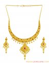 Click here to View - 22k Gold Exclusive Necklace Set 