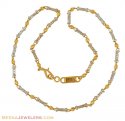 22K Two Tone Fancy Chain - Click here to buy online - 838 only..