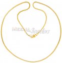 22 Kt Gold Chain - Click here to buy online - 794 only..