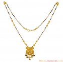 22K Gold Filigree Mangalsutra  - Click here to buy online - 871 only..