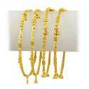 Click here to View - 22K Yellow Gold Bangles (4 Pcs ) 