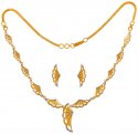 22kt Gold Light Necklace Set - Click here to buy online - 2,757 only..