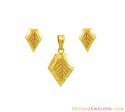 Click here to View - 22K Gold Pendent Set 