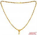 22k Gold Crystal Mangalsutra - Click here to buy online - 989 only..