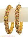 22K Gold Antique Kadas - Click here to buy online - 6,019 only..