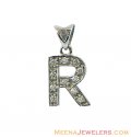 Fancy (R) Initial Pendant 18K - Click here to buy online - 183 only..