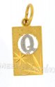 22Kt Initial Pendant (Q) - Click here to buy online - 169 only..