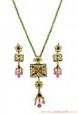 Click here to View - 22K Classic Antique Pendant Set 