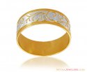 18K Two Tone Fancy Band - Click here to buy online - 493 only..