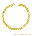 22K Fancy Ladies Bracelet - Click here to buy online - 627 only..