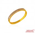 Ladies 22k Gold Signity Band - Click here to buy online - 208 only..