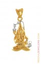 22Kt Gold Shiv Pendant - Click here to buy online - 424 only..