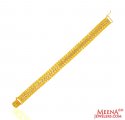 22Kt Gold Two Tone Bracelet - Click here to buy online - 3,807 only..