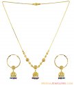 Click here to View - Colorful Balls Necklace Set 22k 