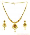 Click here to View - 22K Elegant Meenakari Necklace Set 
