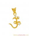Click here to View - 22k Gold Ohm Pendant 