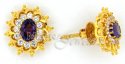 22 Kt Gold sapphire Earrings - Click here to buy online - 333 only..