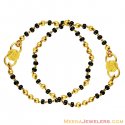 22k Black Beads Baby Bracelet(2 Pc) - Click here to buy online - 322 only..