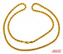 22 Kt Gold Rope Chain - Click here to buy online - 1,042 only..