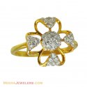 Click here to View - Fancy Signity Floral Ring 22K 