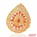 22Kt Rose Gold Ladies Ring - Click here to buy online - 1,261 only..