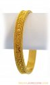 Indian Gold Filigree Bangle (1 Pc) - Click here to buy online - 1,492 only..