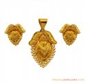 22k Yellow Gold Pendant Sets - Click here to buy online - 1,127 only..