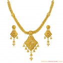 Click here to View - 22k Filigree Necklace Set 