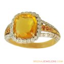 Click here to View - 22Kt  Yellow Topaz designer Ring 