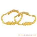 22K Wavy Designer Baby Kada (2 Pcs) - Click here to buy online - 1,031 only..
