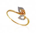 18K Yellow Gold Diamond Ring - Click here to buy online - 703 only..