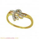 18k Diamond Ring Yellow Gold - Click here to buy online - 1,033 only..