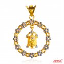 22kt Two Tone Balaji Pendant - Click here to buy online - 493 only..