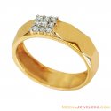 Mens Sturdy Diamond Ring 18K - Click here to buy online - 1,538 only..