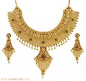 Click here to View - Indian Bridal Necklace Set (22 Kt) 