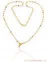 22K Gold Meena Balls Chain - Click here to buy online - 2,302 only..