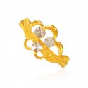22kt Gold Two Tone Ring - Click here to buy online - 273 only..