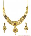 Click here to View - Designer Meenakari Necklace Set 